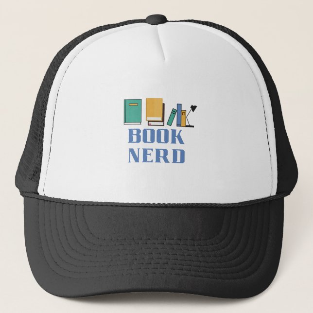 Gorra De Camionero Nerd del libro (Anverso)