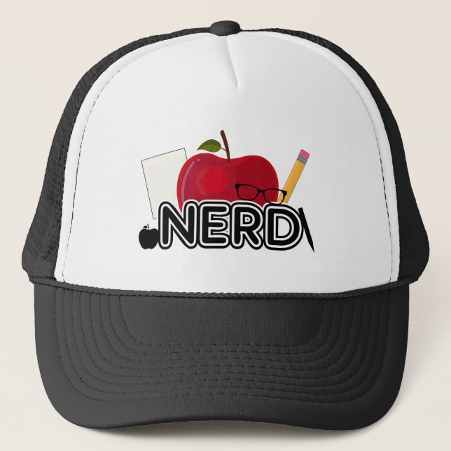 Gorra De Camionero Nerd - Logo (Anverso)