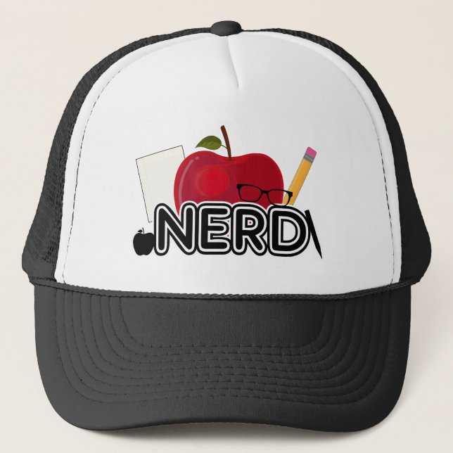Gorra De Camionero Nerd - Logo (Anverso)