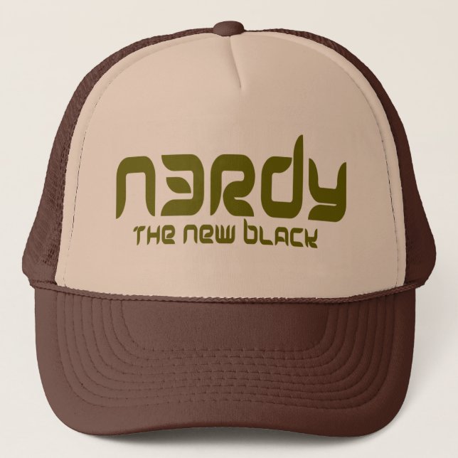 GORRA DE CAMIONERO NERDY - EL NUEVO NEGRO (Anverso)