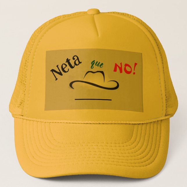 Gorra De Camionero Neta que No! (Anverso)