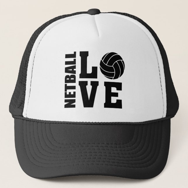 Gorra De Camionero NETBALL LOVE LOVE Netball (Anverso)