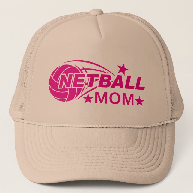 Gorra De Camionero Netball Mom, Netball (Anverso)