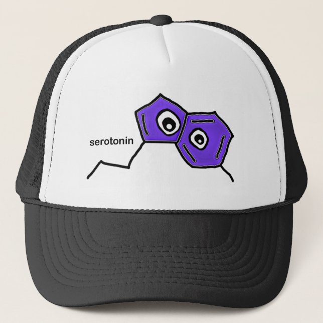 Gorra De Camionero Neurotransmisor de serotonina (Anverso)