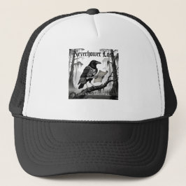 Gorra De Camionero "Nevermore Lost" Gothic Raven Forest Adventure Art