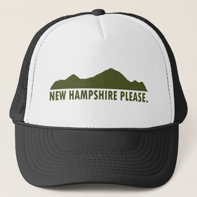 Gorra De Camionero New Hampshire Please (Anverso)
