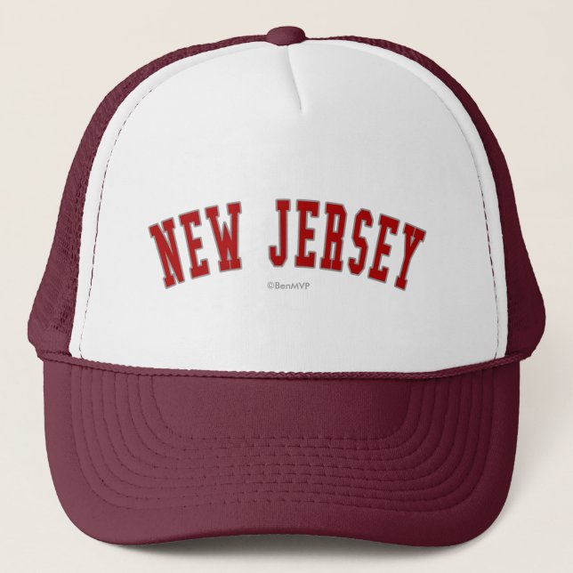 Gorra De Camionero New Jersey (Anverso)
