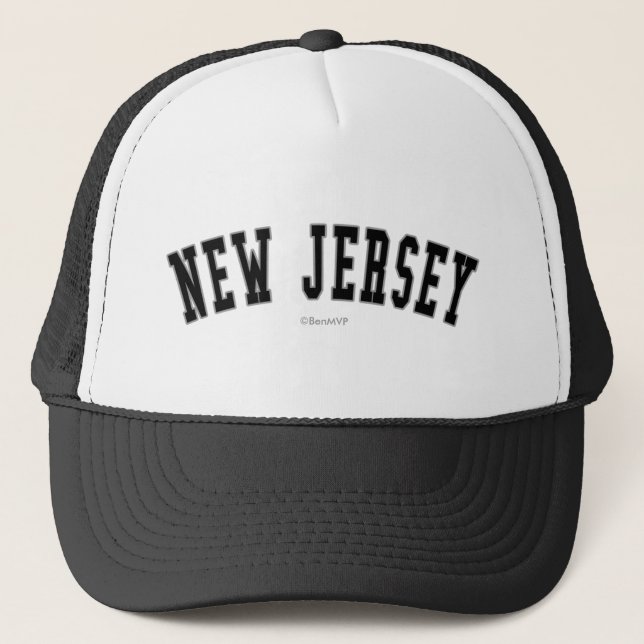 Gorra De Camionero New Jersey (Anverso)