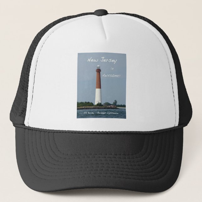 Gorra De Camionero New Jersey es impresionante - faro de Barnegat (Anverso)