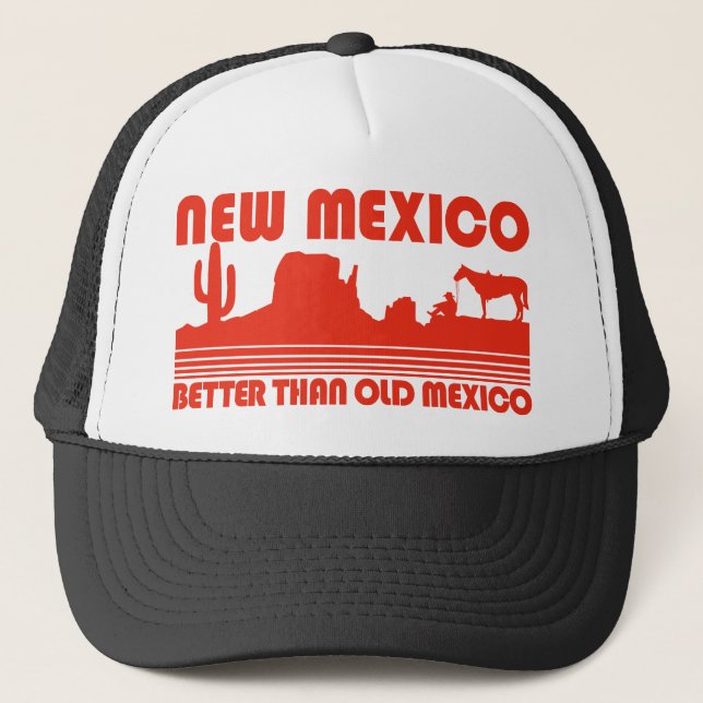 Gorra De Camionero New México un mejor México que viejo (Anverso)