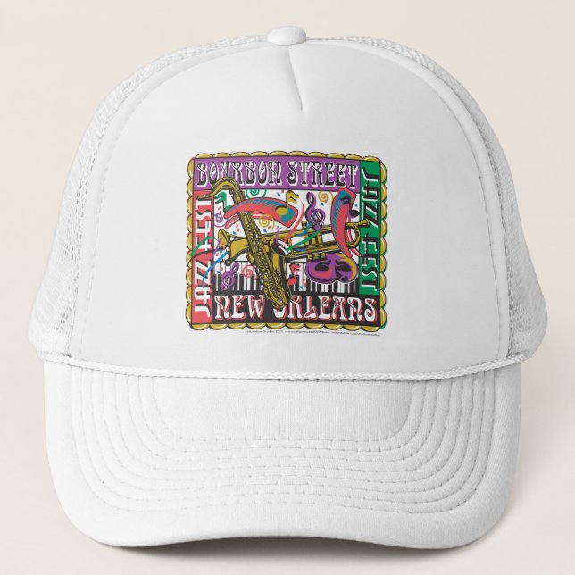 Gorra De Camionero New Orleans Mardi Gras (Anverso)