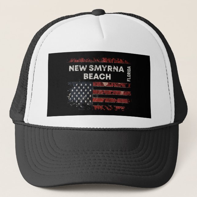 Gorra De Camionero New Smyrna Beach Florida (Anverso)