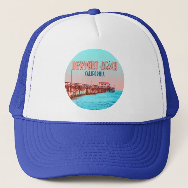 Gorra De Camionero Newport Beach California (Anverso)