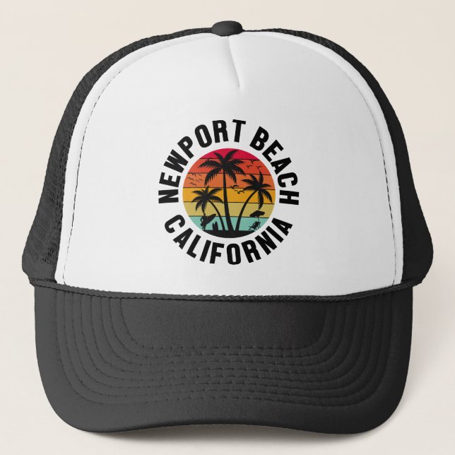 Gorra De Camionero Newport Beach, California (Anverso)