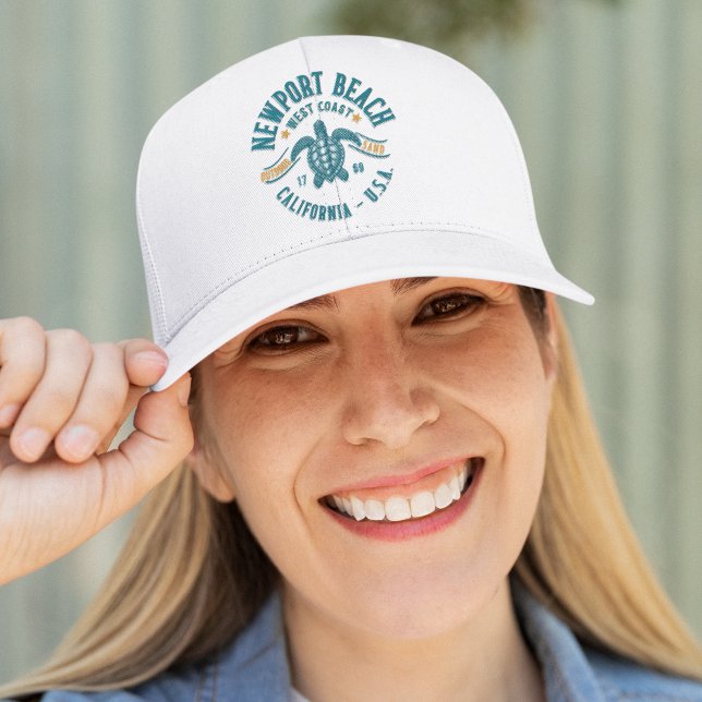 Gorra De Camionero Newport Beach California Pacific Coast (Subido por el creador)