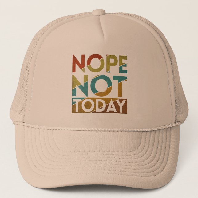 GORRA DE CAMIONERO NI DE BROMAS HOY (Anverso)