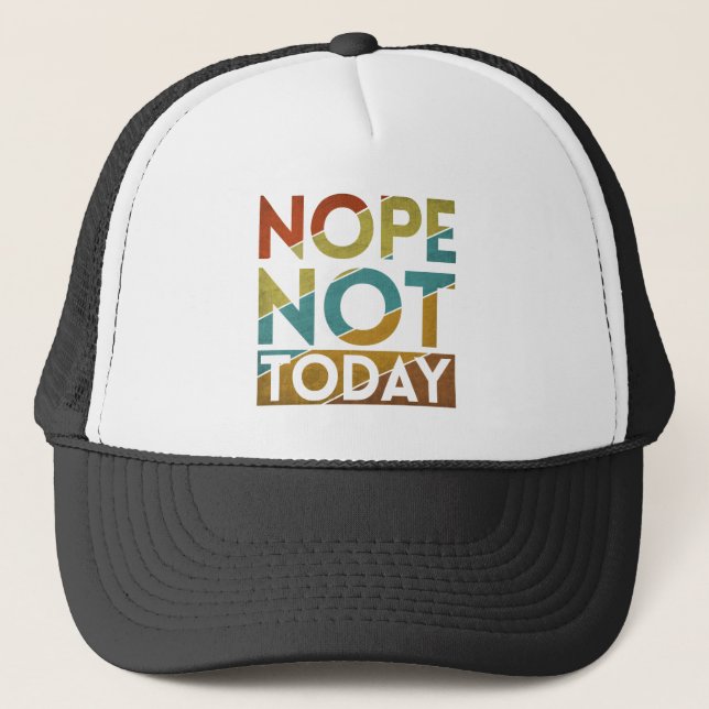 GORRA DE CAMIONERO NI DE BROMAS HOY (Anverso)