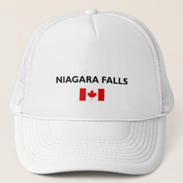 Gorra De Camionero Niagara cae Canadá Bandera de color claro