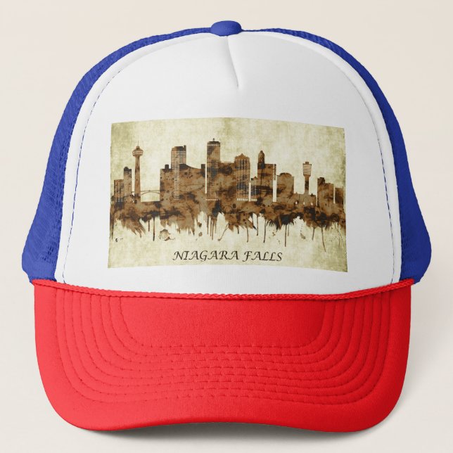 Gorra De Camionero Niagara Falls Canada Cityscape (Anverso)