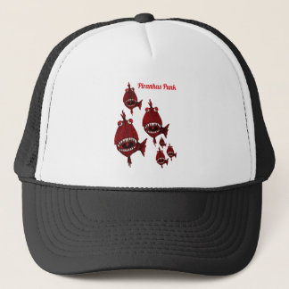 Gorra De Camionero Niedlicher Roter Killer Piranhas Punk Fishing Angr