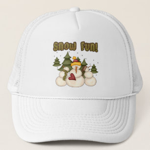 Gorra De Camionero Nieve Diversión dos camisetas y regalos