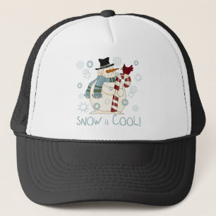Gorra De Camionero Nieve es camisetas y regalos para feriados en Guay