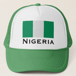 Gorra De Camionero Nigeria con bandera nigeriana (África Occidental)