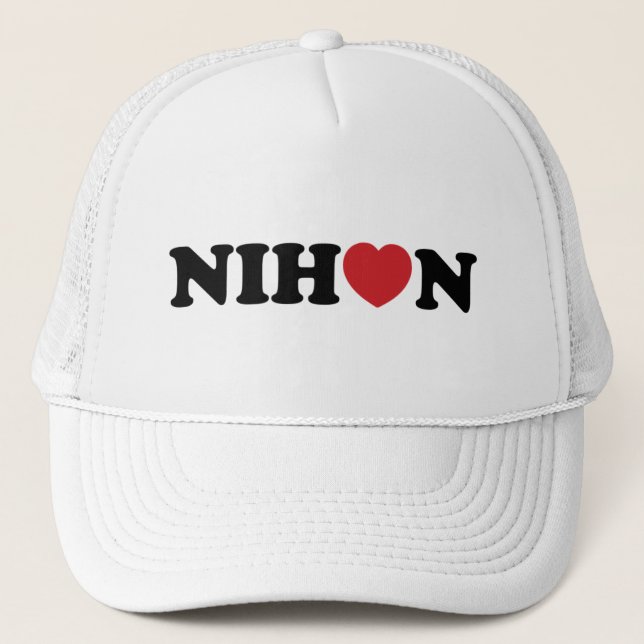 Gorra De Camionero Nihon Love Heart (Anverso)