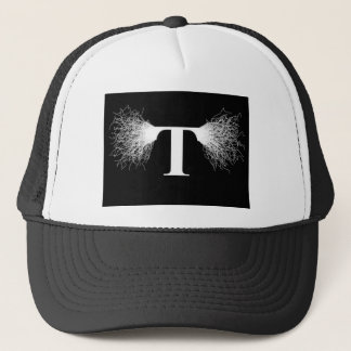 Gorra De Camionero Nikola Tesla - bobina de Tesla - relámpago