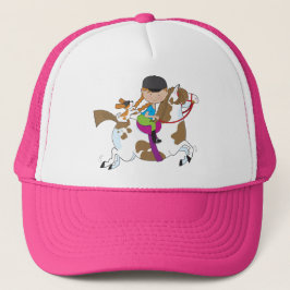 Gorra De Camionero Niña en caballo