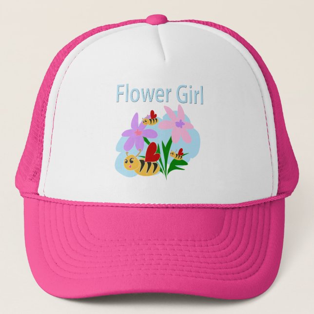 Gorra De Camionero Niña Flor (Anverso)