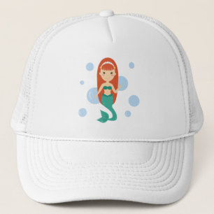 Gorra De Camionero Niña linda princesa sirena