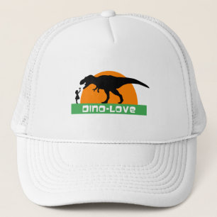 Gorra De Camionero Niña pequeña y dinosaurio