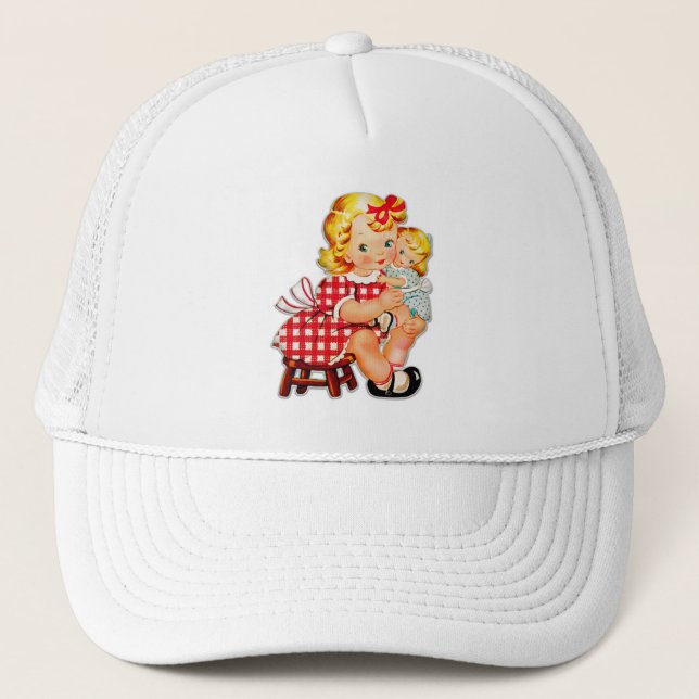 Gorra De Camionero Niña retro vintage (Anverso)