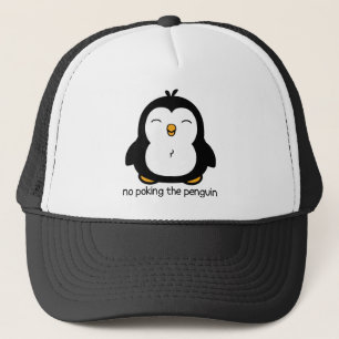 Gorra De Camionero Ningún empuje del pingüino