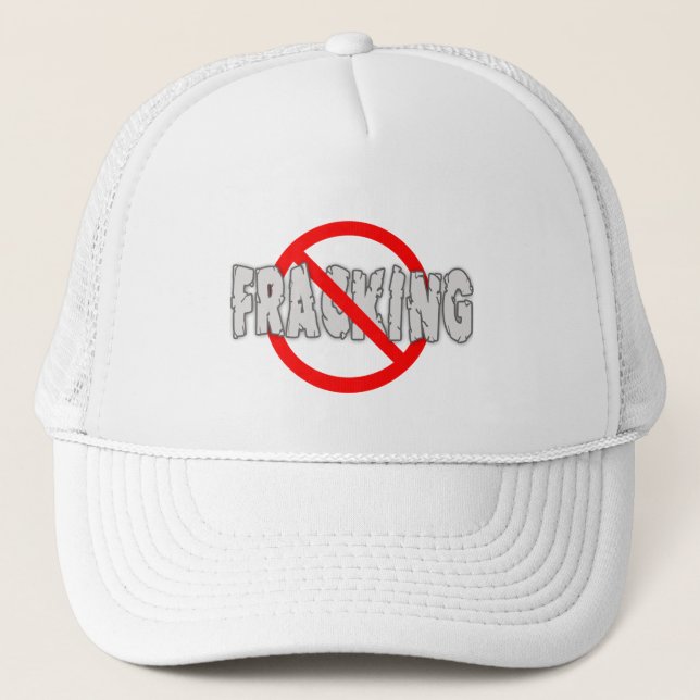 Gorra De Camionero ¡NINGÚN FRACKING! Extremo Fracking (Anverso)