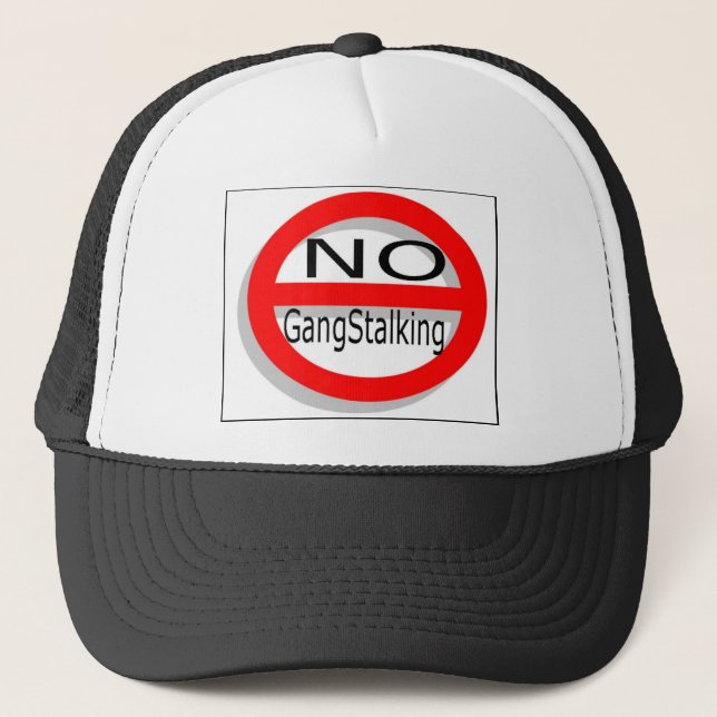 Gorra De Camionero Ningún Gangstalking (Anverso)