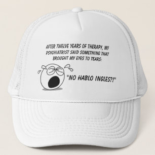 Gorra De Camionero Ningún Hablo Ingles