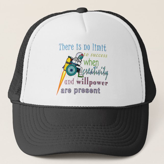 Gorra De Camionero Ningún límite al éxito (Anverso)