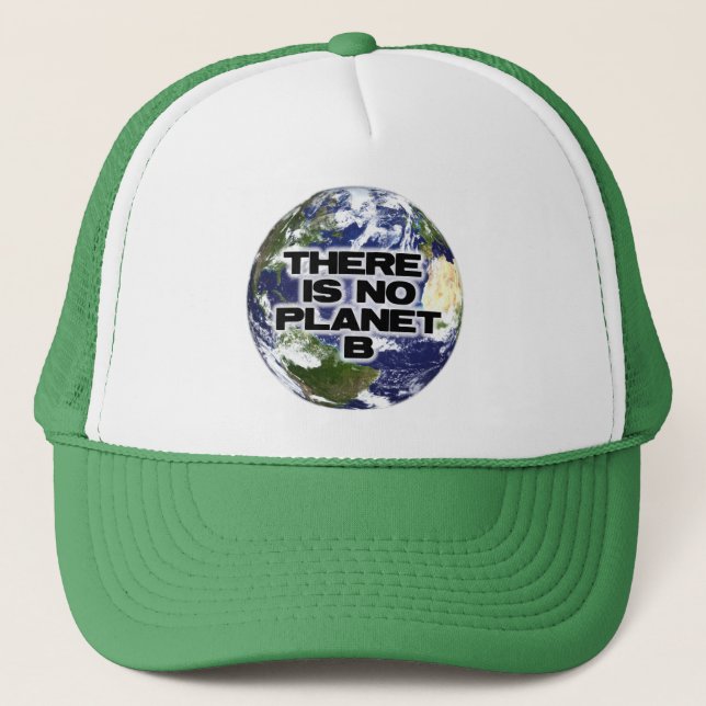 Gorra De Camionero Ningún planeta B (Anverso)