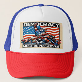 Gorra De Camionero Ningún Rey salva la democracia