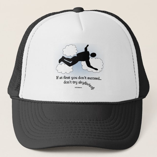 Gorra De Camionero Ningún Skydiving (Anverso)