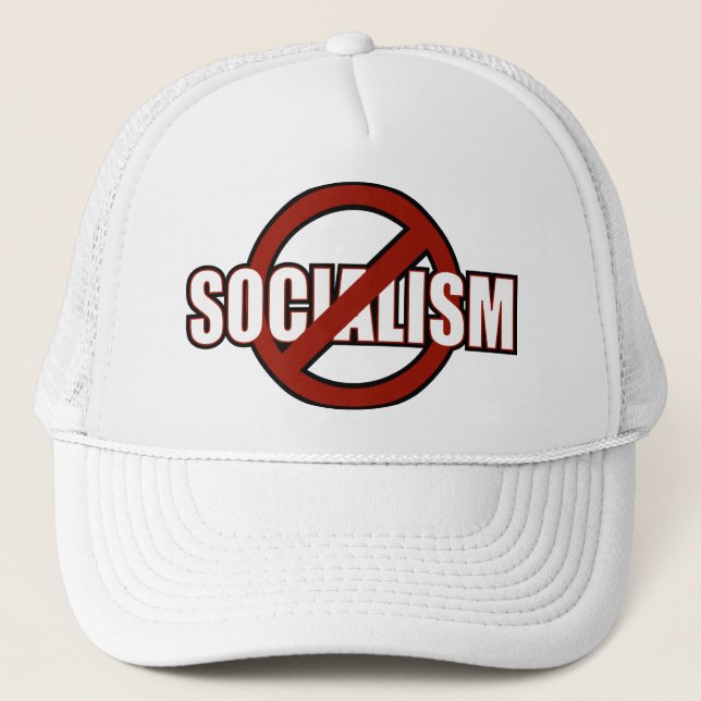 Gorra De Camionero Ningún socialismo (Anverso)