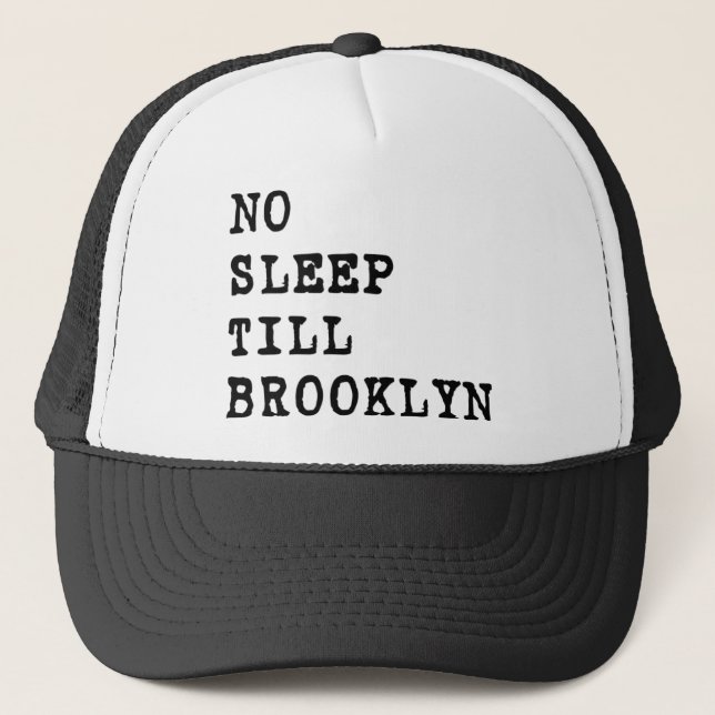Gorra De Camionero ¡Ningún sueño labra Brooklyn! (Anverso)