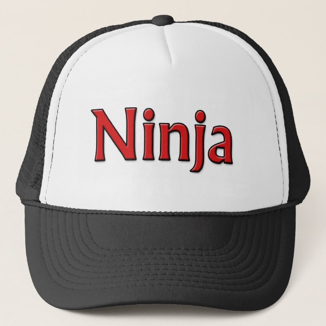 Gorra De Camionero Ninja (Anverso)