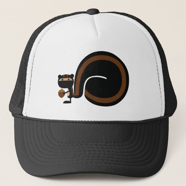 Gorra De Camionero Ninja Squirrel (Anverso)