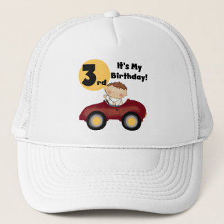 Gorra De Camionero Niño con camisetas y regalos de tercer cumpleaños 
