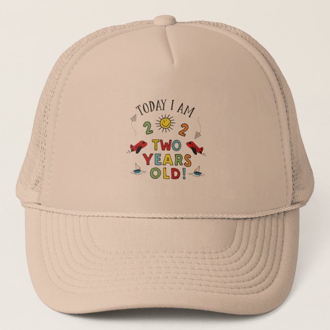 Gorra De Camionero niño de dos años (Anverso)