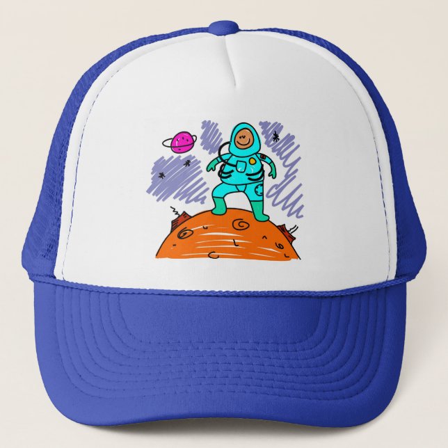Gorra De Camionero Niño del astronauta (Anverso)