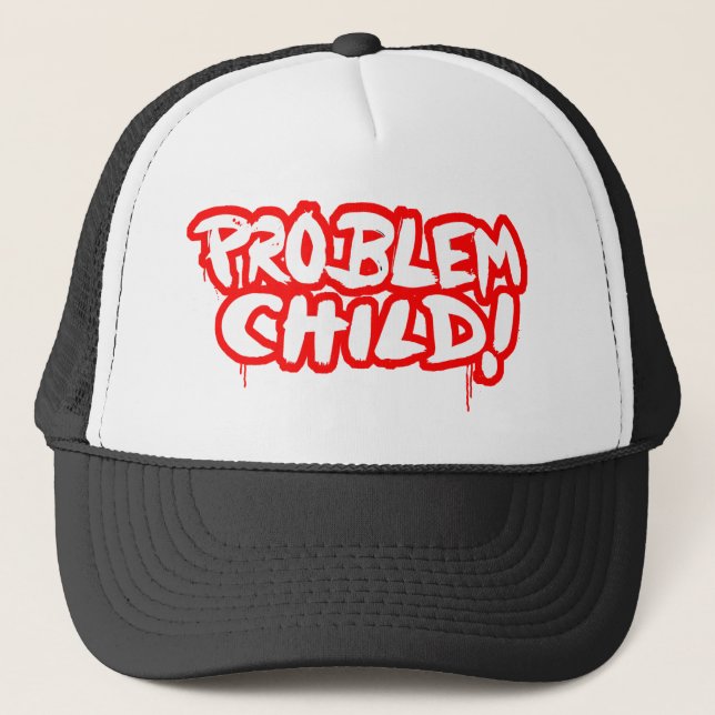 Gorra De Camionero ¡Niño del problema! (Anverso)